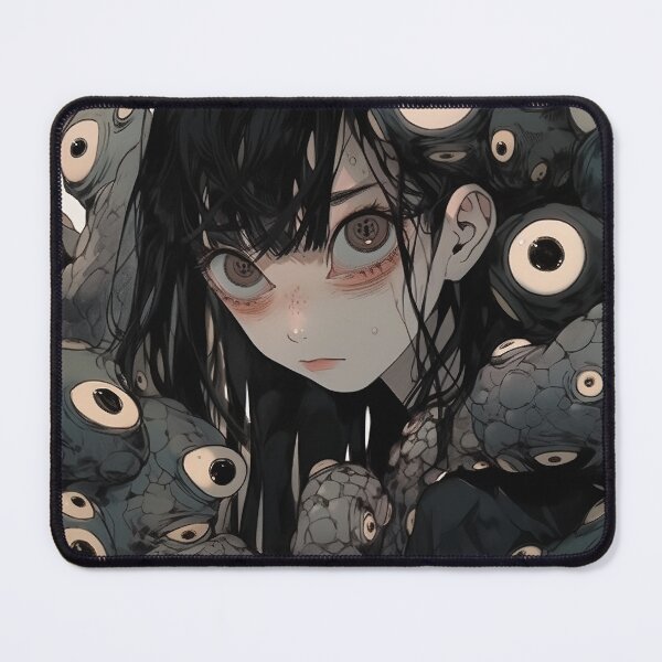 Item preview, Surreal Eyeball Nightmare Anime Girl designed and sold by bubblegoth.