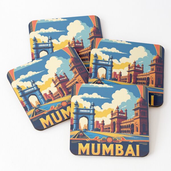Item preview, Mumbai India Vintage Travel Tourism  designed and sold by TravelersGems.