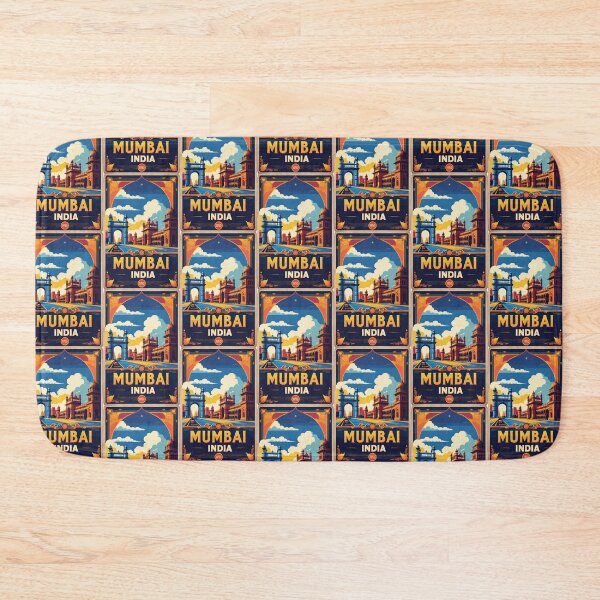 Item preview, Mumbai India Vintage Travel Tourism  designed and sold by TravelersGems.