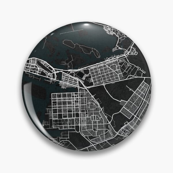 Item preview, Abu Dhabi City Map of United Arab Emirates - Dark designed and sold by deMAP.