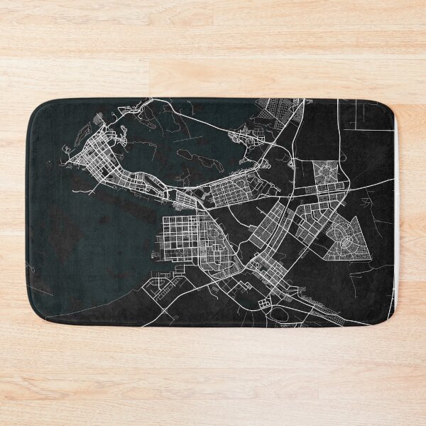 Item preview, Abu Dhabi City Map of United Arab Emirates - Dark designed and sold by deMAP.