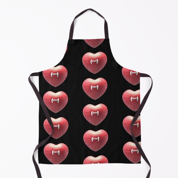Item preview, Heart Shaped 3D American Football designed and sold by bvdesignart.