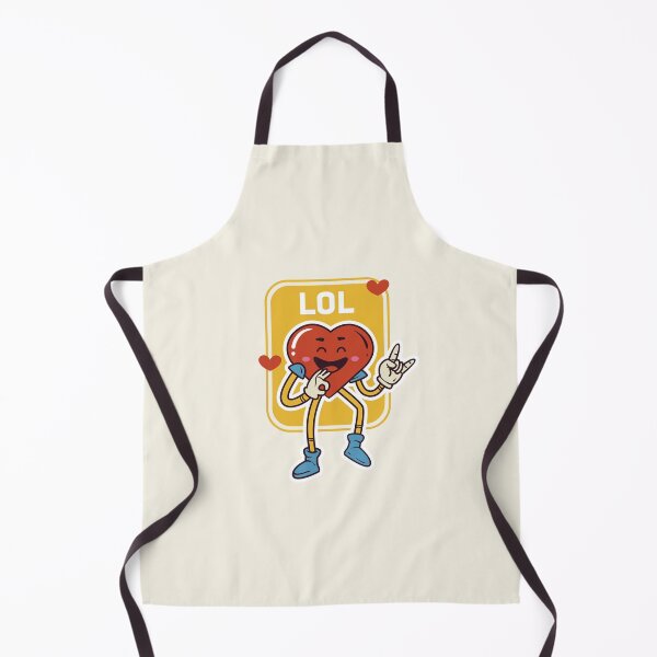 Item preview, 90's Style "LOL" Heart Character Graphic for Apparel, Prints, and Home Decor designed and sold by Tidal Ryse.