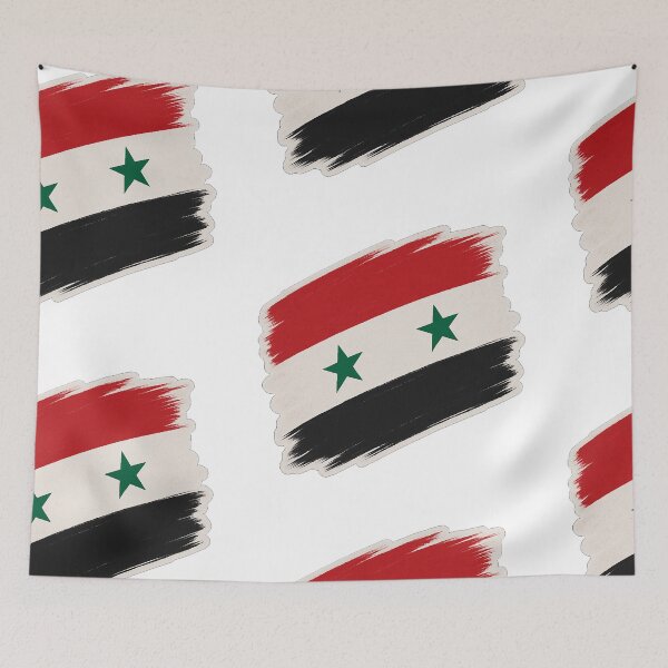 Item preview, Syrian flag sticker designed and sold by AL-WADI.