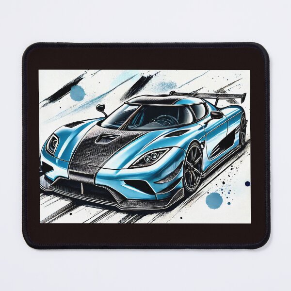 Item preview, Swedish Hypercar Fanart (Blue) designed and sold by Peterson Designs.
