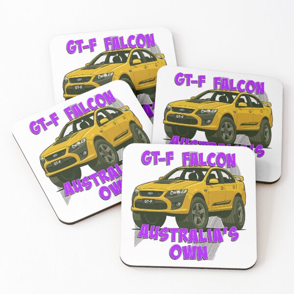Item preview, FPV GT-F Falcon Cartoon - Australia’s Own - Bold Aussie Muscle Car Art designed and sold by Michael van der Hoorn.