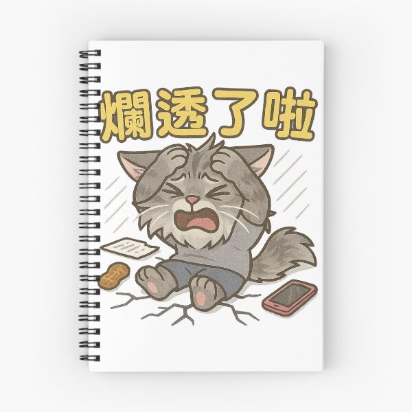 Item preview, I’m Exploding! – Angry Cartoon Cat in Meltdown Mode designed and sold by 奇0904.