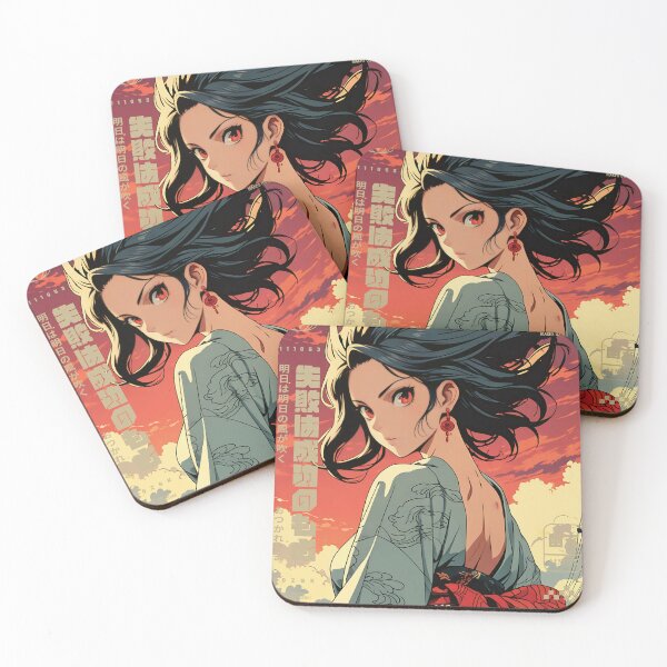 Item preview, Cute anime girl with kimono designed and sold by BOZGO.
