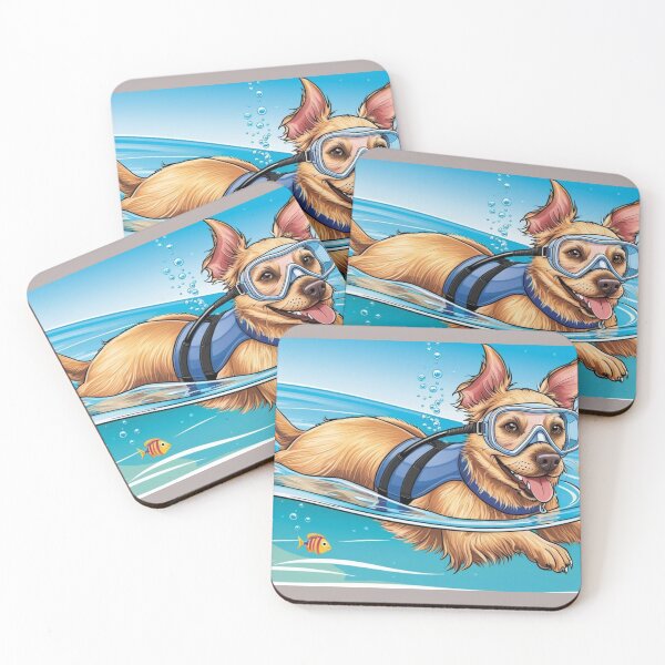 Item preview, Snorkeling Pup | Summery Design in the Sea | Adventurous Dog designed and sold by All Creative Designer.