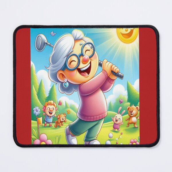 Item preview, Grandma plays golf designed and sold by ARTFINSTORE.