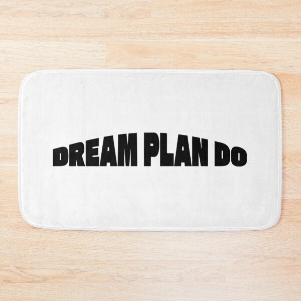 Item preview, "DREAM PLAN DO" Motivational word design designed and sold by Mahakamel.
