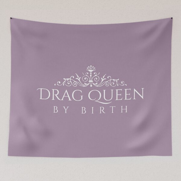 Item preview, Drag Queen by Birth in white designed and sold by gayishdesign.