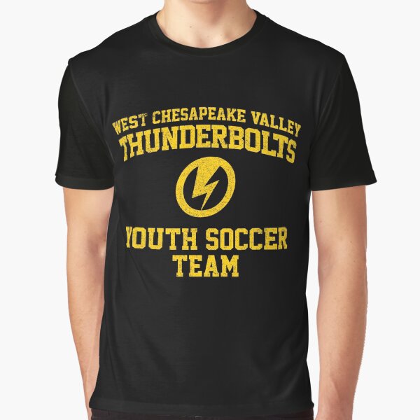 Vista previa del artículo con la obra «Fútbol juvenil de los Thunderbolts del Valle de West Chesapeake», diseñado y vendido por huckblade.