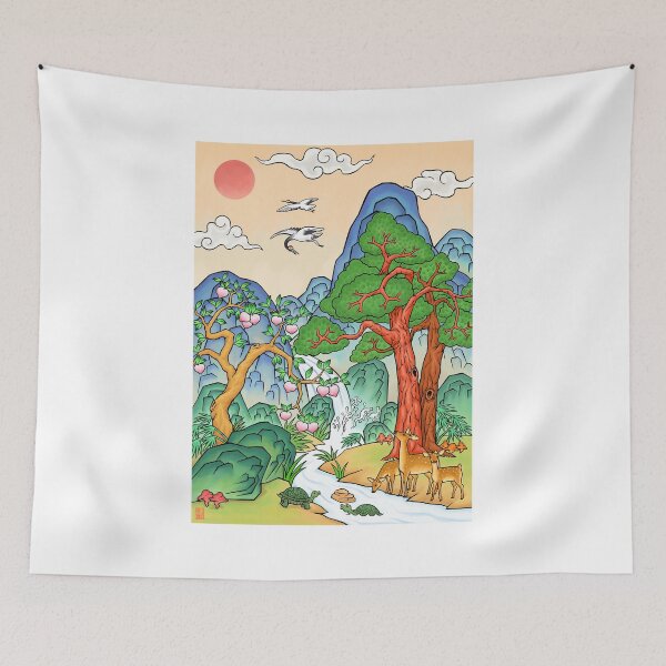 Item preview, Ten Symbols of Longevity designed and sold by uujajuck310.