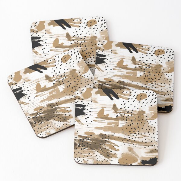Item preview, Windswept Abstract In Smoky Caramel, Cream, And Black  designed and sold by DEC02.
