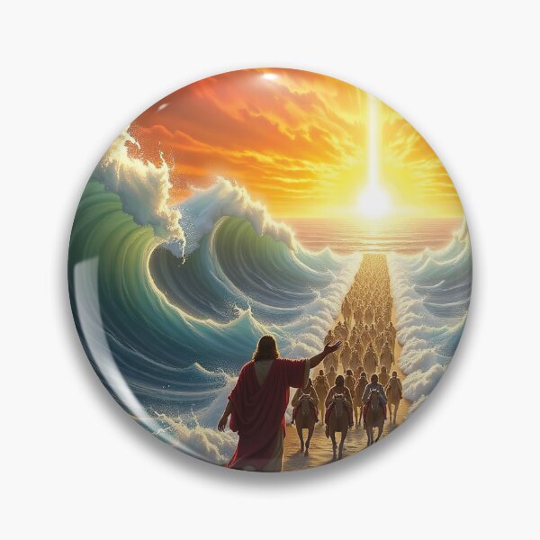 Item preview, Moses Parting the Red Sea Christian Art designed and sold by Gotcha29.