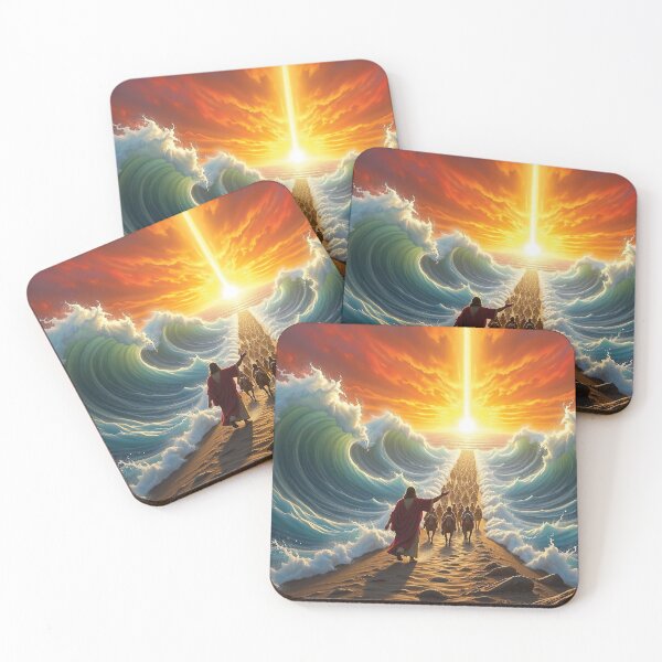 Item preview, Moses Parting the Red Sea Christian Art designed and sold by Gotcha29.