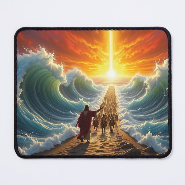 Item preview, Moses Parting the Red Sea Christian Art designed and sold by Gotcha29.