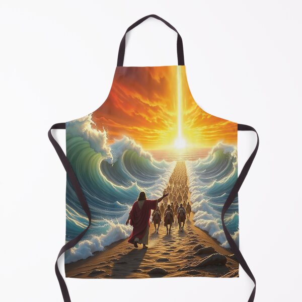 Item preview, Moses Parting the Red Sea Christian Art designed and sold by Gotcha29.