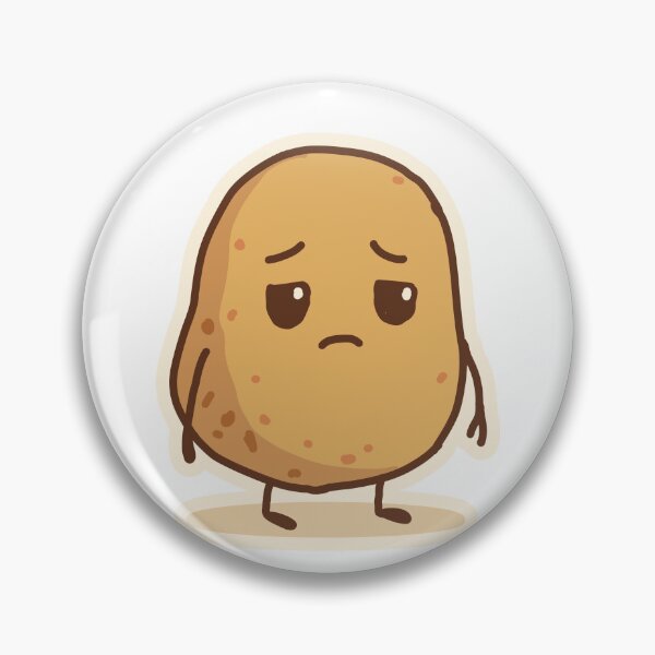 Item preview, Sad but cute potato designed and sold by Potattoo.