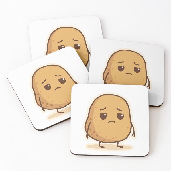 Item preview, Sad but cute potato designed and sold by Potattoo.
