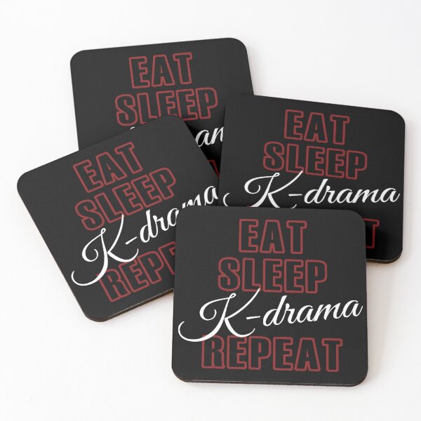 Item preview, Eat Sleep Kdrama Repeat designed and sold by kdramainspired.