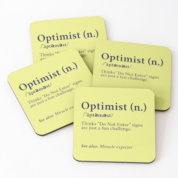 Item preview, Funny Optimist designed and sold by HappyHavenStu.