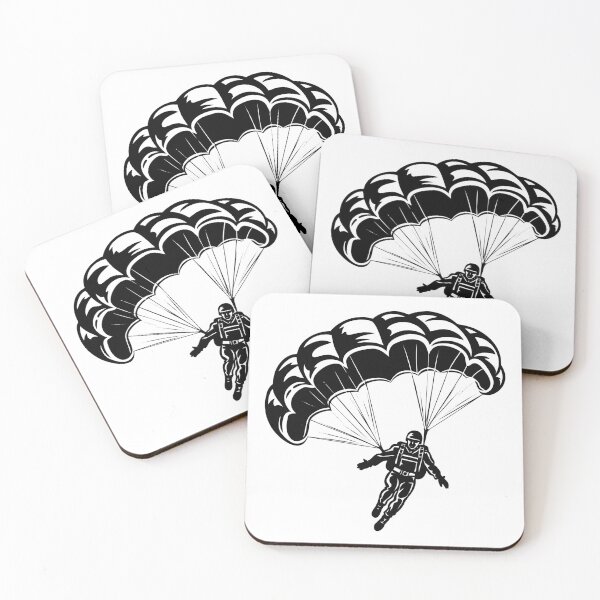 Item preview, Skydiver Freefall Jump Parachute Aerial Extreme Sports designed and sold by inkoutninja.