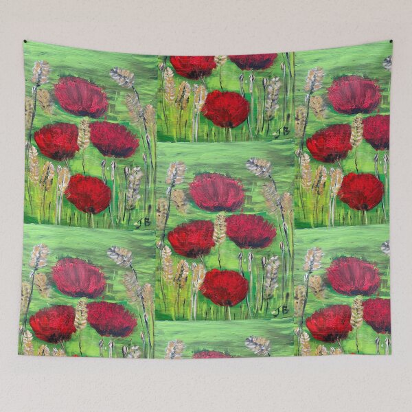 Item preview, Poppies in the Corn Field designed and sold by Jacquie Beddows.