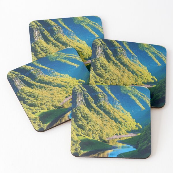 Item preview, A breathtaking valley scene Sky featuring steep green Clif designed and sold by oonanttis.