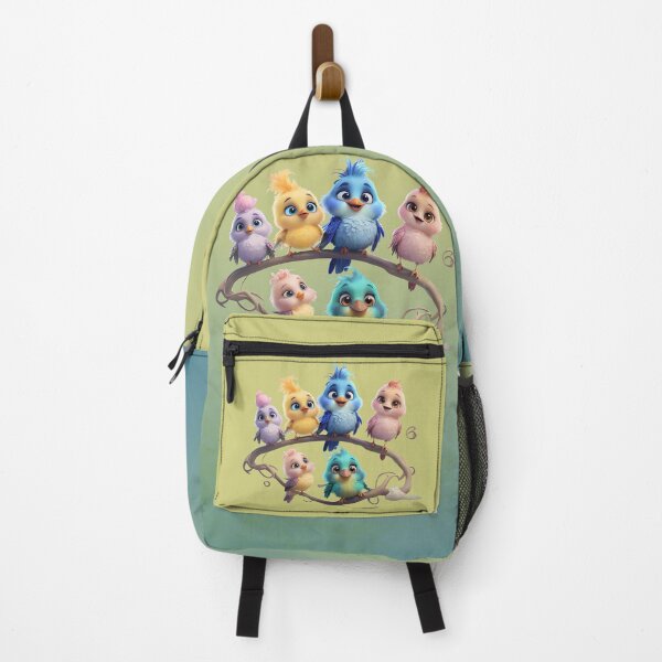Item preview, A cute cartoon bird parade in vibrant colors. designed and sold by nicky2342.