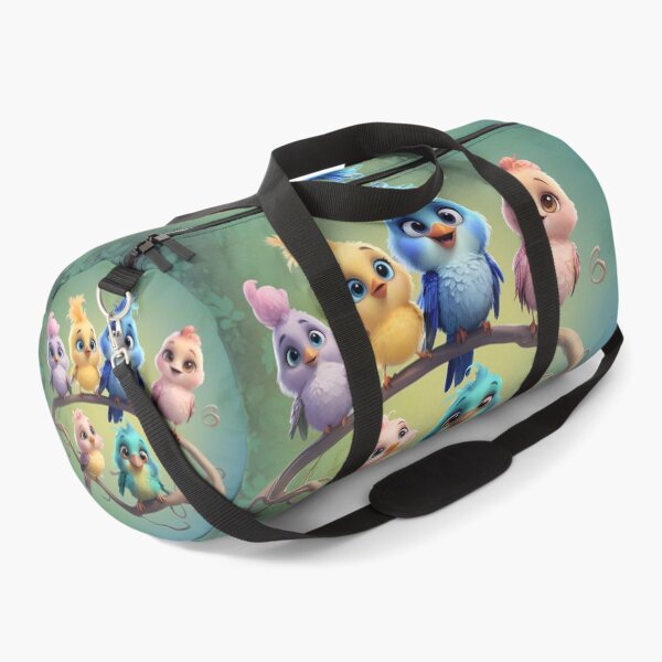 Item preview, A cute cartoon bird parade in vibrant colors. designed and sold by nicky2342.