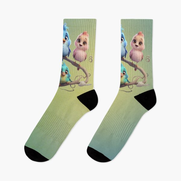 Item preview, A cute cartoon bird parade in vibrant colors. designed and sold by nicky2342.