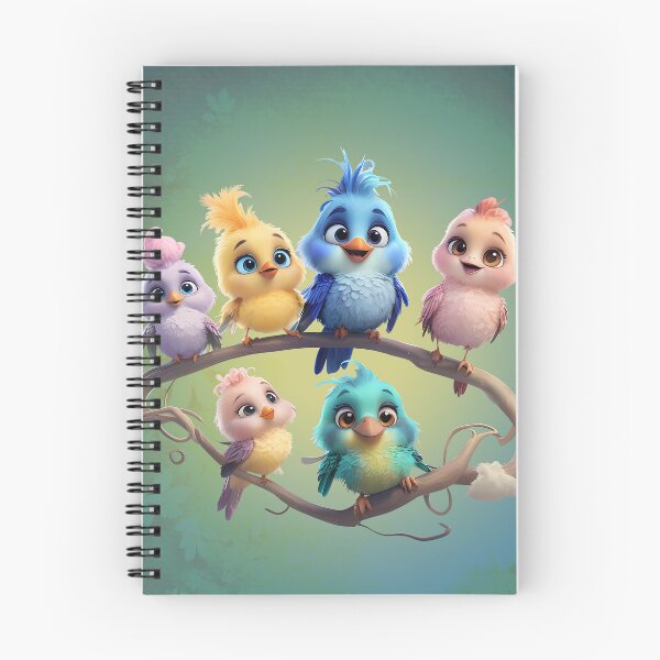 Item preview, A cute cartoon bird parade in vibrant colors. designed and sold by nicky2342.