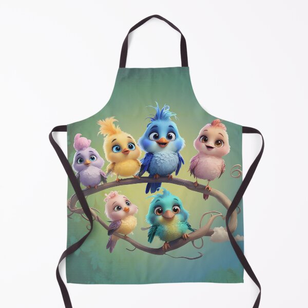 Item preview, A cute cartoon bird parade in vibrant colors. designed and sold by nicky2342.