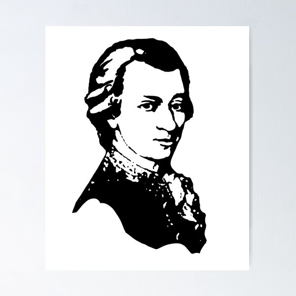 Vista previa del artículo con la obra «Wolfgang Amadeus Mozart», diseñado y vendido por MichaeIRellov.
