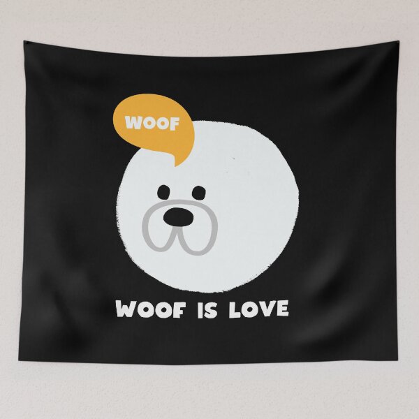 Item preview, Woof is love designed and sold by WynnieShop.
