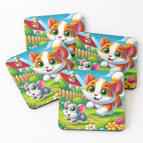 Item preview, The Cat and the Mouse designed and sold by ReflexionArt.