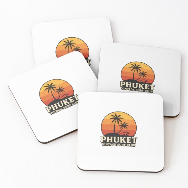 Item preview, Redbubble T-Shirt Design for Phuket Vintage Surf Club Logo designed and sold by Tlion.