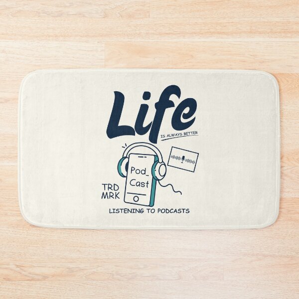 Item preview, Podcaster listening life designed and sold by Peerless-Prime.
