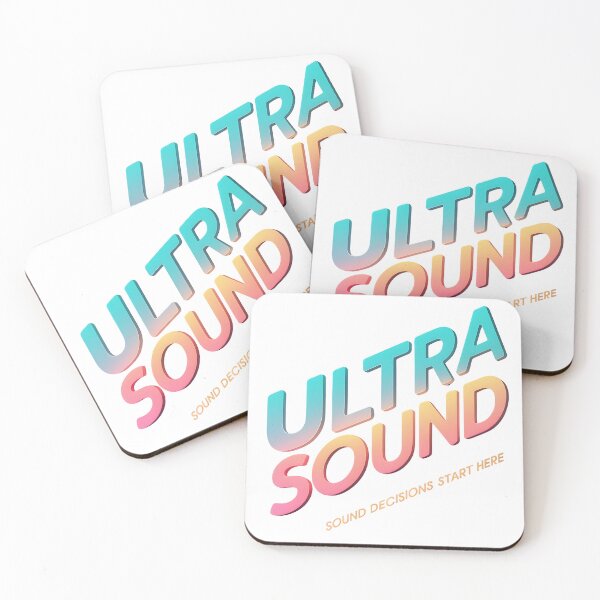 Item preview, ULTRASOUND Gradient Typography – Clean Modern Medical Design designed and sold by KnzSHOPPING.