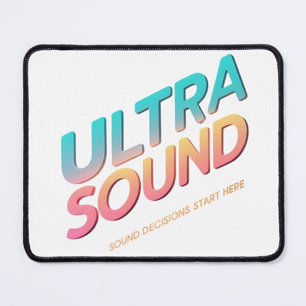 Item preview, ULTRASOUND Gradient Typography – Clean Modern Medical Design designed and sold by KnzSHOPPING.