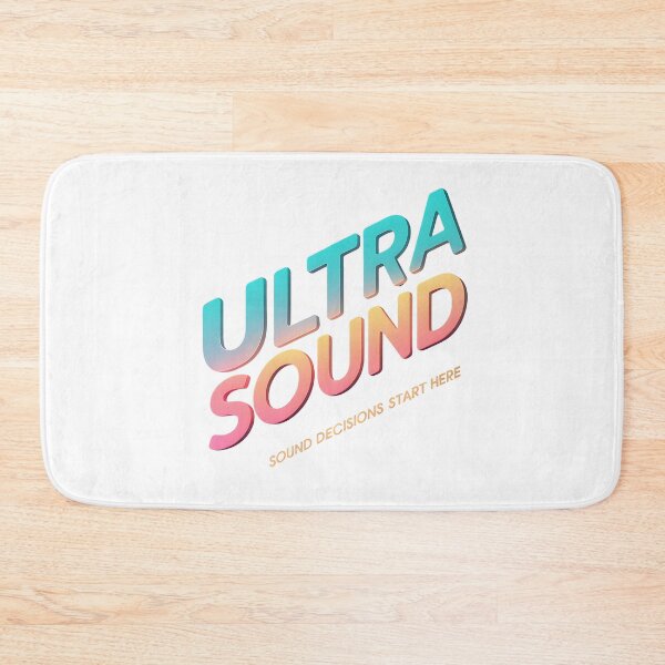 Item preview, ULTRASOUND Gradient Typography – Clean Modern Medical Design designed and sold by KnzSHOPPING.