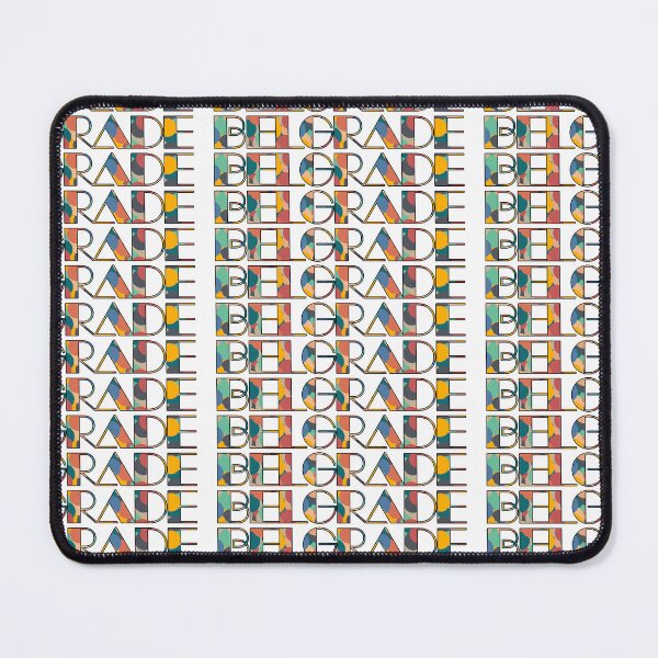 Item preview, Belgrade Retro Pop Typography Vibrant City Name Art designed and sold by Wanderful-roads.