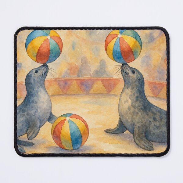 Item preview, Seals in the circus ring designed and sold by Mauswohn.