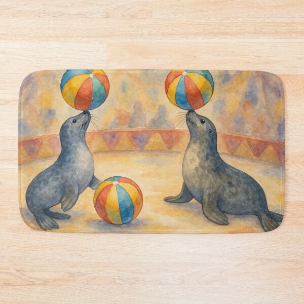 Item preview, Seals in the circus ring designed and sold by Mauswohn.