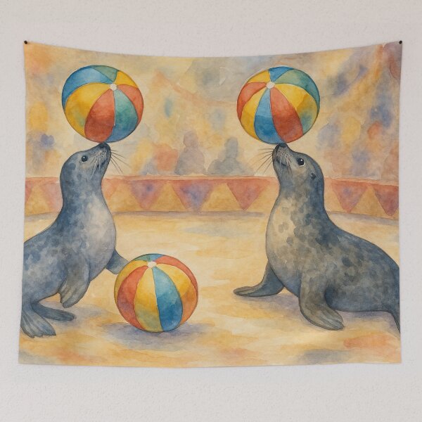 Item preview, Seals in the circus ring designed and sold by Mauswohn.