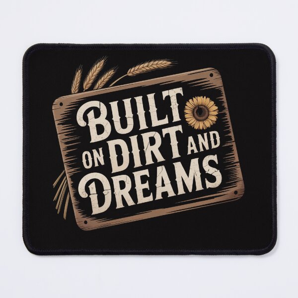 Item preview, Back to the Roots - Built on Dirt and Dreams Retro Farm Design designed and sold by Slavicsoul.