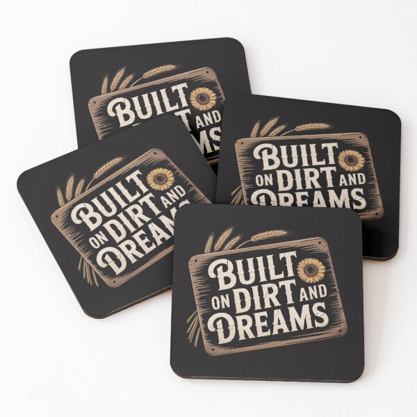 Item preview, Back to the Roots - Built on Dirt and Dreams Retro Farm Design designed and sold by Slavicsoul.