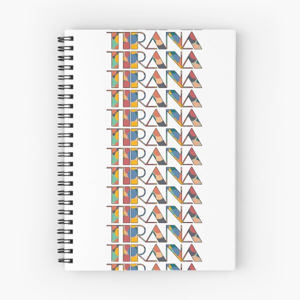 Item preview, Tirana Retro Pop Typography Vibrant City Name Art designed and sold by Wanderful-roads.